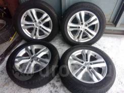Новое лето Бриджстоун 225/60 R17 на оригинальном литье Ниссан Х-трайл в Барнауле Новое лето Бриджстоун 225/60 R17 на оригинальном литье Ниссан Х-трайл. 7.0x17" 5x114.30 ET40