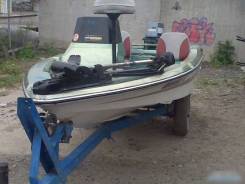 Продам пластиковую лодку macro 13 в Хабаровске Yamaha. длина 4,00 м., двигатель подвесной, 30,00 л.с., бензин