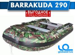 Надувная моторная лодка ПВХ Barrakuda 290. в Хабаровске Barrakuda. 2018 год год, длина 2,90 м.