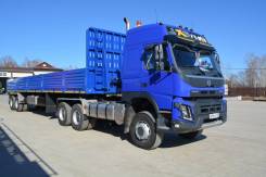 Volvo, 2017 в Саянске Volvo. Продам седельный тягач FM-Truck 6x6 с п/прицепом НовоСибАРЗ 49тн, 13 000 куб. см., 49 000 кг., 6x6