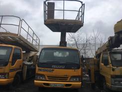 Isuzu Elf, 1997 в Красноярске Isuzu Elf. Продается автовышка-платформа 15м, 4 600 куб. см., 15,00 м.