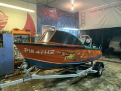 Продам моторную лодку в Новосибирске Quintrex. 2011 год год, длина 4,50 м., двигатель подвесной, 50,00 л.с., бензин