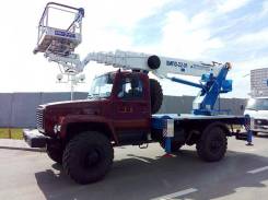 Автогидроподъемник ВИПО-22-01 на шасси ГАЗ-33088 (4х4), 2019 в Екатеринбурге Випо-22. Автогидроподъемник ВИПО-22-01 на шасси ГАЗ-33088 (4х4) стрела вперед, 4 600 куб. см., 21,00 м.