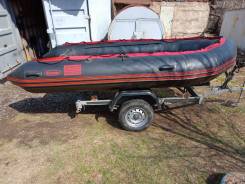 Лодка Мнёв командор "корсар 430pro" + Yamaha 30CV во Владивостоке Мнев и Ко. 2016 год год, длина 4,20 м., двигатель подвесной, 30,00 л.с., бензин
