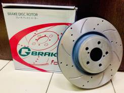 Диск тормозной перфорированный G-brake GFR-02251L / GFR-02251R в Красноярске Диск тормозной. Lexus: IS300, IS200, LS400, SC300, SC400, SC430, GS430, GS300, GS400 Toyota: Crown, Aristo, Verossa, Soarer, Altezza, Chaser, Mark II...