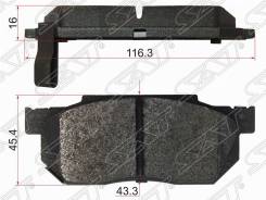 Тормозные колодки Honda ST45022-SAA-00 в Киселевске Колодки тормозные. Honda Fit Aria, GD6 Honda Fit, GD1, GE6 Двигатель L13A