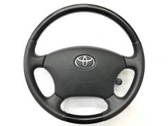 Оригинальный руль c черной косточкой Toyota в Томске Руль. Toyota: Camry, Hilux Surf, Land Cruiser Prado, 4Runner, Highlander, Hilux, Alphard, Avensis Verso, Estima, Hilux / 4Runner, Ipsum, Land Cruiser...