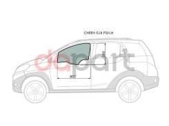 Стекло двери переднее левое Chery Чери indis(s18) 5d hbk 09- XYG Cherys18FD/LH в Москве Стекло двери переднее левое Chery Чери indis(s18) 5d hbk 09- XYG CHERYS18FD/LH