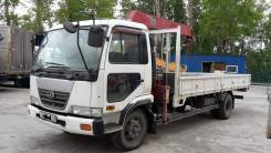 Nissan Diesel Condor, 2001 в Томске Nissan Diesel Condor. Продаётся манипулятор борт кран Nissan UD 2001г. в. бп по РФ в Томске, 7 000 куб. см., 5 000 кг., 4x2