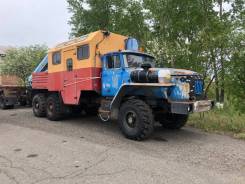 Урал, 2007 в Красноярске Урал. автомастерская с КМУ, 11 000 куб. см., 5 000 кг., 6x6