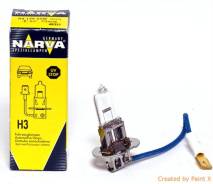 Лампа Narva H3 55W 12V во Владивостоке Лампа. Volkswagen: Passat, Bora, Lupo, Polo, Fox, Gol, Caddy, Jetta, Scirocco, Vento, Corrado, Transporter, LT, Golf, Saveiro Toyota: Windom, Lite Ace...