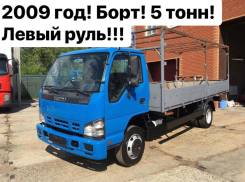 Isuzu NQR, 2009 в Новосибирске Isuzu NQR. -75. Левый руль. Бортовой 2009 г! Г/П 5 Тонн! в Новосибирске, 5 200 куб. см., 5 000 кг., 4x2