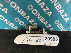 Ручка двери задняя левая Honda Fit GD1 в Новосибирске Ручка двери внешняя. Honda Fit, GD1