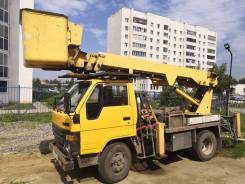Toyota 2TE18, 1989 в Екатеринбурге Toyota 2TE18. Автовышка 14 метров, 3 431 куб. см., 14,00 м.