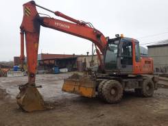Hitachi ZX130 W, 2008 в Москве Hitachi ZX130-5G. Колесный экскаватор Hitachi 130, 1,00 куб. м.