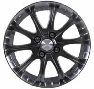 Диск колесный Диск литой 5.5х14 4x100 ЕТ35 dia 67.1 Скад Ганимед графит в Новосибирске Скад Ганимед