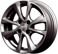 Диск колесный Диск литой 5.5х14 4x100 ЕТ45 dia 67.1 Скад Ницца графит в Новосибирске Скад Ницца