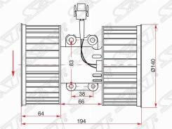 Мотор отопителя салона BMW 3-Series E46 99-05 в Краснодаре Мотор печки. BMW 3-Series, E46, E46/2, E46/2C, E46/3, E46/4, E46/5 M43B19, M52TUB25, M52TUB28, M54B22, M54B25, M54B30, N42B20
