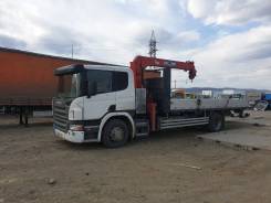 Scania, 2008 в Чите Scania. Продам бортовой грузовик С КМУ, 12 000 куб. см., 11 999 кг., 4x2
