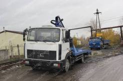 МАЗ 4371, 2019 в Москве МАЗ 4371. Эвакуатор с КМУ Amco Veba 816 ломаная платформа, 4 350 кг., 4x2