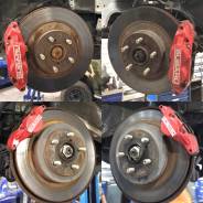 Тормоза 4+2 Subaru полный комплект диски+колодки+шланги (как новые) в Тюмени Рабочая тормозная система. Subaru Impreza WRX, GD9, GDG, GGG Subaru Legacy, BE5 Subaru Impreza, GC8, GDA, GDB, GGA, GC8LD Двигатели: EJ255, EJ206, EJ2...