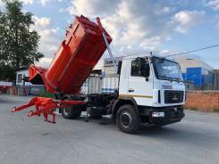 Коммаш КО-449-33, 2019 в Новосибирске Коммаш КО-449-33. Мусоровоз МАЗ КО-449-33 с боковой загрузкой, 7 470 куб. см.