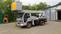 Isuzu Elf, 1992 в Петропавловске-Камчатском Isuzu Elf. Автовышка, 3 600 куб. см., 16,00 м.