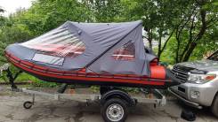 Продам моторную лодку с прицепом во Владивостоке Angler. 2018 год год, длина 4,00 м., двигатель подвесной, 20,00 л.с., бензин