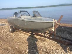 Лодка Север 4800 в Комсомольске-на-Амуре Север 4800. длина 4,80 м., двигатель подвесной, 60,00 л.с., бензин