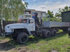 Урал, 2011 в Миассе Урал. с КМУ 8 тонн + полуприцеп, 11 500 куб. см., 16 600 кг., 6x6