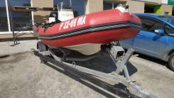 Лодка "RIB" Zodiac PRO 9 MAN + лодочный мотор Suzuki DF50TL + прицеп в Магадане Zodiac. 2005 год год, длина 4,70 м., двигатель подвесной, 50,00 л.с., бензин