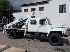 АП-22 ГАЗ-3308, 2012 в Новосибирске ГАЗ 3308 Садко. Автовышка АП-22 на базе ГАЗ-3308 дизель, 4 750 куб. см., 22,00 м.