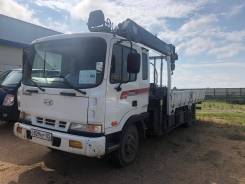 Hyundai Mega Truck, 2013 во Владивостоке Hyundai Mega Truck. Автомобиль грузовой-бортовой с манипулятором , 5 000 кг.
