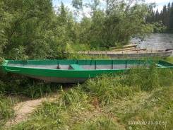 Деревянная лодка в Минусинске AB. длина 6,00 м., двигатель без двигателя
