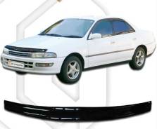 Дефлектор капота Toyota Carina 190 Classic черный 341 в Благовещенске Дефлектор капота. Toyota Carina, AT190, AT191, AT192, CT190, CT195, ST190, ST195 2C, 3SFE, 4AFE, 4SFE, 5AFE, 7AFE, 2CL