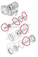 VAG 01V398209 комплект подшипников для планетарной аккп 5HP19 ZF в Киселевске Подшипник. Volkswagen Passat, 3B2, 3B3, 3B5, 3B6 Volkswagen Phaeton, 3D2, 3D8 Audi: A6 allroad quattro, A8, A4, S6, A6, S8, S4 Skoda Superb 1Z, ACK, A...
