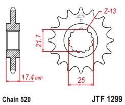    JTF1299 CB250, VT250 