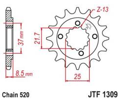    JTF1307 XR600, TRX, 