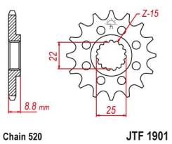    JTF1901.13-14 KTM 125/250/400/450 