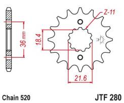    JTF280.13 Honda AX-1, XL250 