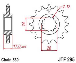    JTF295.15 Honda CBR500/600 