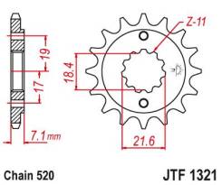    JTF1321.13-14 Honda XR250 