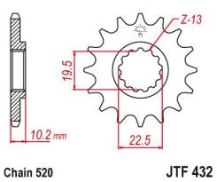    JTF432.13-14 Suzuki DR250, Djebel 