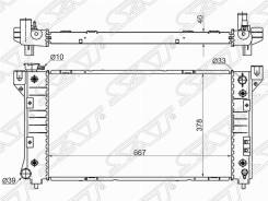 Радиатор Chrysler Voyager/TOWN&Country/Dodge Caravan 2.0/2.4/3.0/3.96- в Краснодаре Радиатор охлаждения двигателя. Chrysler Voyager Chrysler Town&Country Dodge Caravan