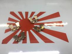 Монтажный комплект скобок на в суппорта колодок Suzuki в Новосибирске Зажим тормозной колодки. Suzuki Escudo, TA01R, TA01V, TA01W, TD01W Suzuki X-90, LB11S Suzuki Vitara, A01C0, A01V0, TA01C, TA01V, TA02C, TA02V, TA51C...
