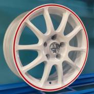 R16 5x114,3 6,5J +40 67,1 TG Racing TGR001 WhiteRR в Хабаровске TGRACING TGR001. 6.5x16", 5x114.30, ET40, ЦО 67,1 мм.
