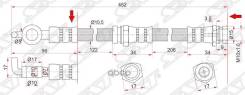 Шланг Тормозной Передний (Таиланд) Mazda 323/626/Astina/Capella/Familia/Mx-3/Mx-6/Protege 89-97 Lh=R Sat арт. ST-B455-43-980, левый в Новороссийске Шланг Тормозной Передний (Таиланд) Mazda 323/626/Astina/Capella/Familia/Mx-3/Mx-6/Protege 89-97 Lh=R Sat арт. ST-B455-43-980, левый