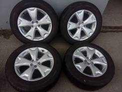 Отличное лето Yokohama 225/60 R17 на оригинальном литье Субару в Барнауле Отличное лето Yokohama 225/60 R17 на оригинальном литье Субару. 7.0x17" 5x100.00 ET48