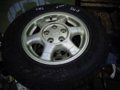 Комплект литья Mitsubishi с резиной Dunlop 205/70/15 во Владивостоке Комплект литья Mitsubishi с резиной Dunlop 205/70/15. 6.0x15" 4x114.30 ET46