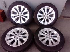 Отличные зимние шины Yokohama 225/55 R18 на оригинальном литье Тойота в Барнауле Отличные зимние шины Yokohama 225/55 R18 на оригинальном литье Тойота. 7.5x18" 5x114.30 ET45